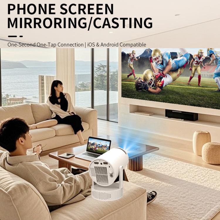 HY300proMax Android WiFi Portable Projector Wireless HD Screen Casting For Mobile Phone, US Plug, EU Plug, UK Plug, AU Plug