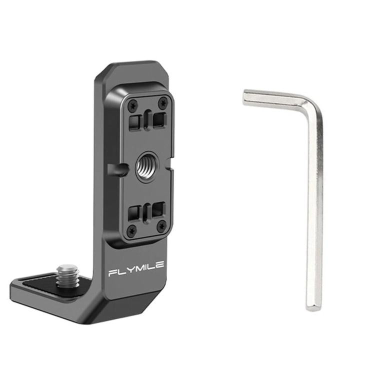 For Insta360 X6 Flymile L-Plate Quick-Release Horizontal Vertical Shooting Adapter Bracket