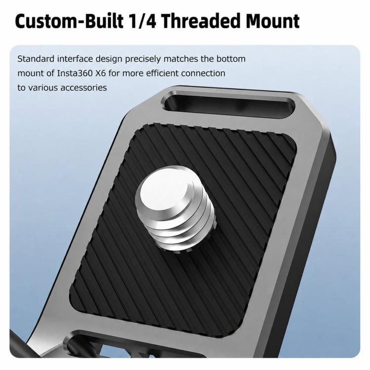 For Insta360 X6 Flymile L-Plate Quick-Release Horizontal Vertical Shooting Adapter Bracket