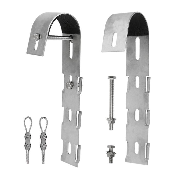 Household Solar Panel Bracket Hook Stainless Steel Pv Balcony Hook, 22cm