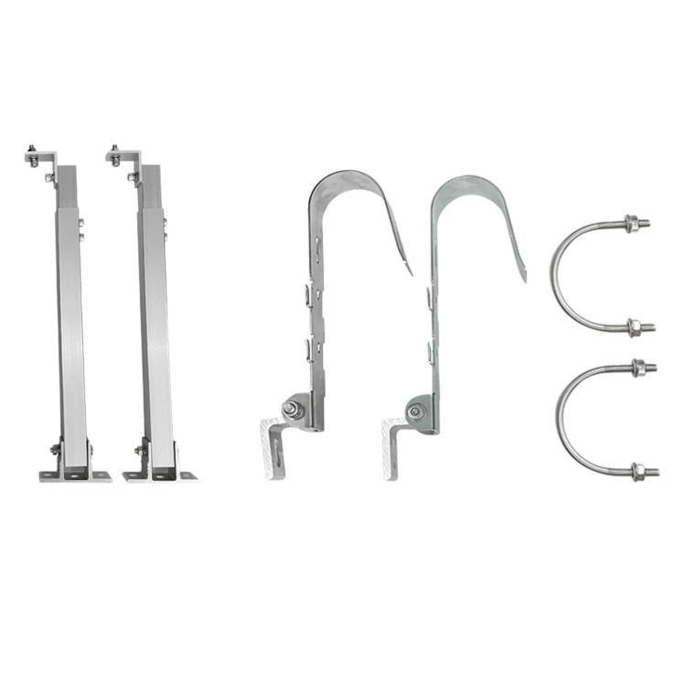 Adjustable Solar Panel Balcony Bracket Hook Kit  Aluminum Alloy Solar Panel Mounting Bracket, Adjustable Balcony Bracket Hook Kit