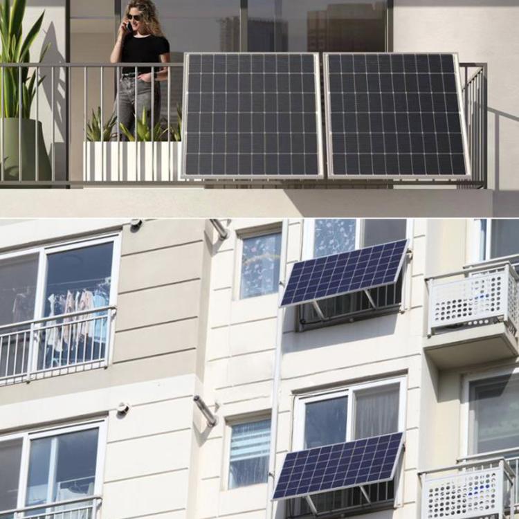Adjustable Solar Panel Balcony Bracket Hook Kit  Aluminum Alloy Solar Panel Mounting Bracket, Adjustable Balcony Bracket Hook Kit