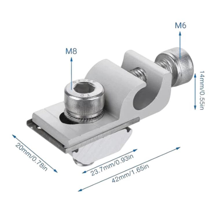 Solar PV Lightning Protection Grounding Terminal PV Grounding Clip, PV Grounding Clip