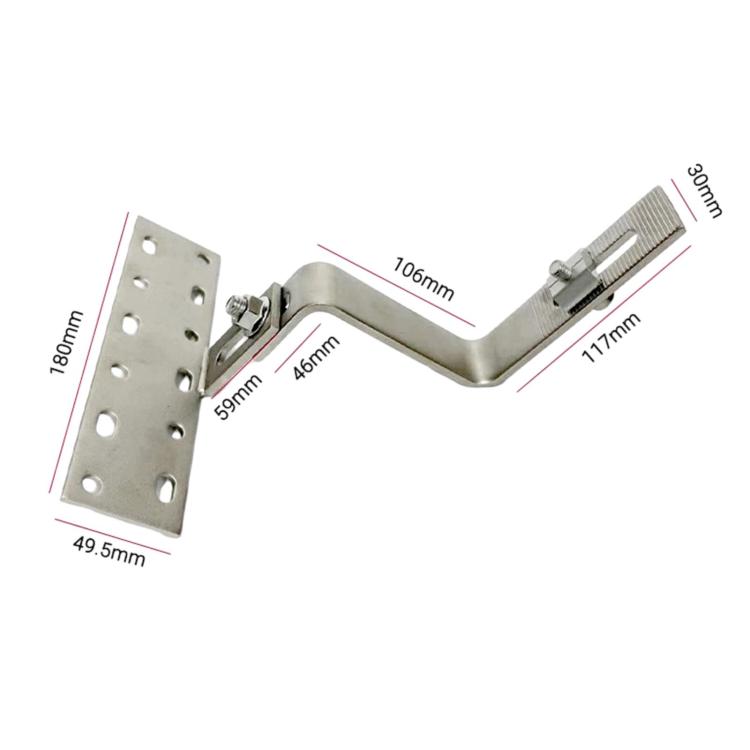 Stainless Steel Adjustable Solar PV Hook, PV Hook