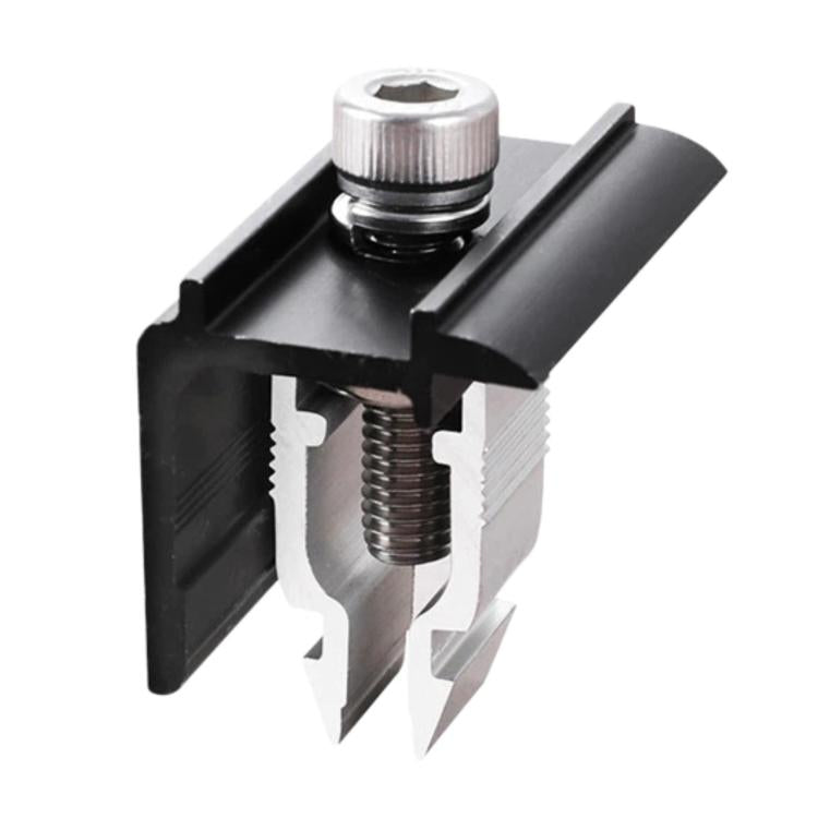 Aluminum Alloy Solar Panel Mid Clamp PV Panel End Clamp Fixture, Mid Clamp