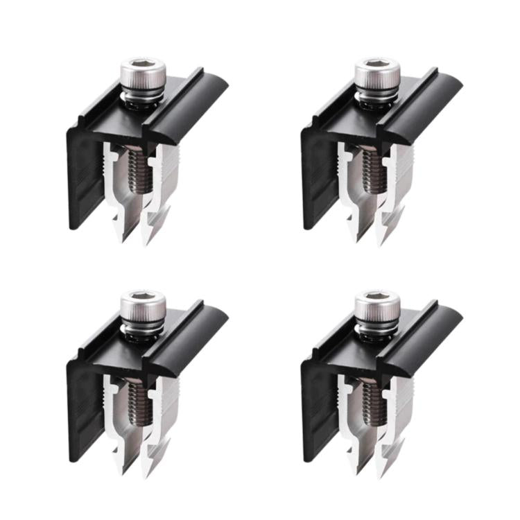 Aluminum Alloy Solar Panel Mid Clamp PV Panel End Clamp Fixture, Mid Clamp