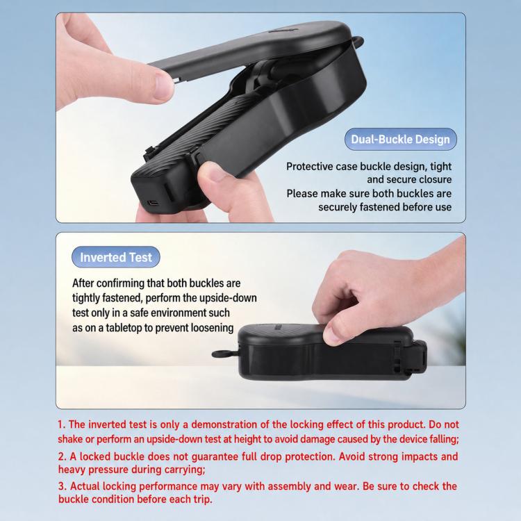 For DJI Osmo Pocket 4P BRDRC Lens Screen Drop Protection Case