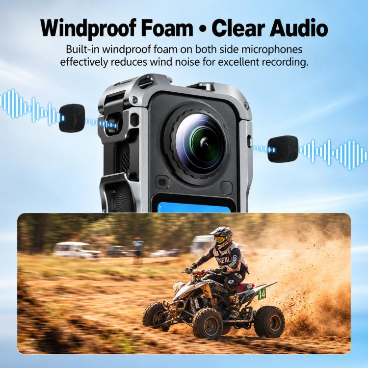 For Insta360 X6 Flymile Heat Dissipation Cage Camera Shockproof Protective Frame