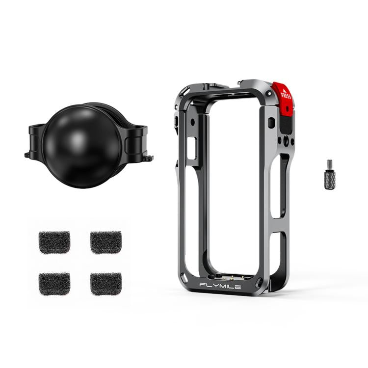 For Insta360 X6 Snap-On Rabbit Cage Protective Case Frame Shockproof Cover