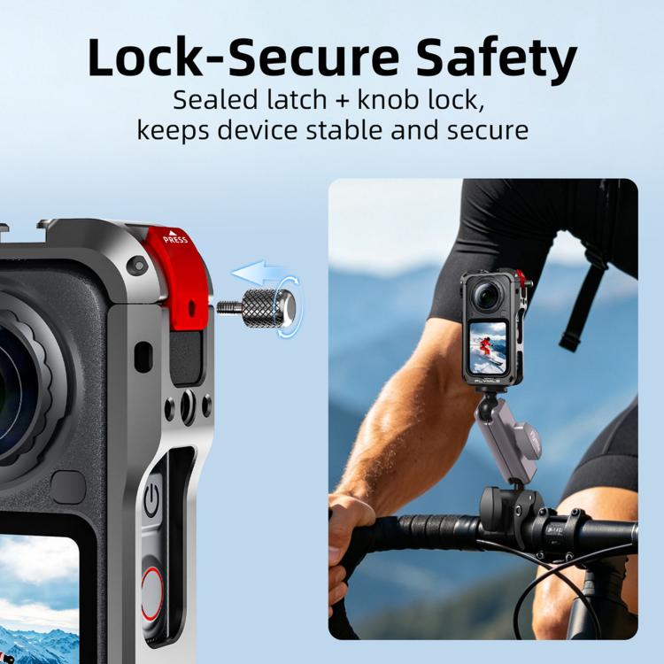 For Insta360 X6 Snap-On Rabbit Cage Protective Case Frame Shockproof Cover