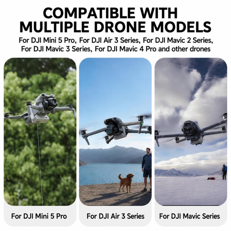 LKTOP PT-1 Drone Payload Release System Light Sensor Airdropper For DJI Mini 5 Pro / Air 3 Series / Mavic Series
