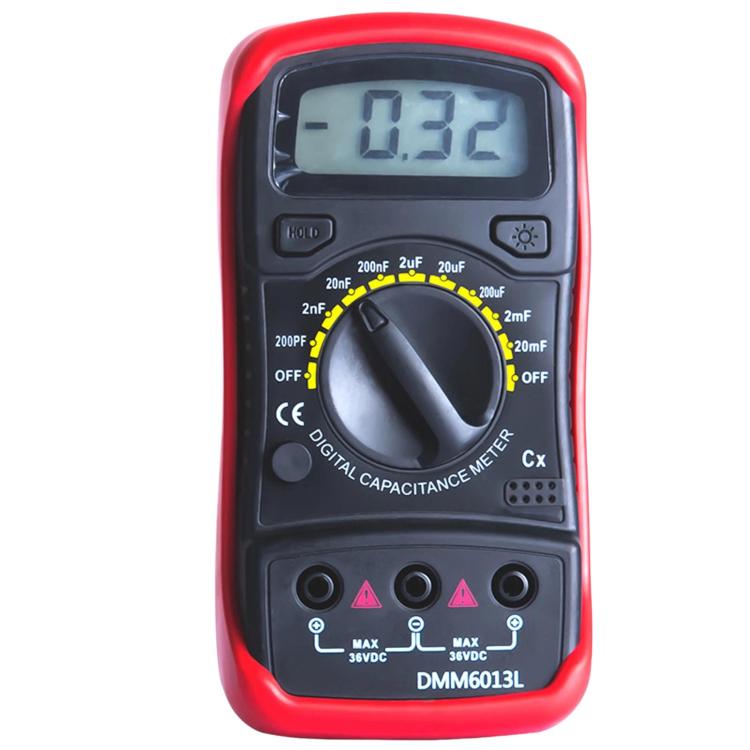 Anti-Burn Digital Capacitance Multimeter Backlight Display Capacitance Tester, DMM6013L