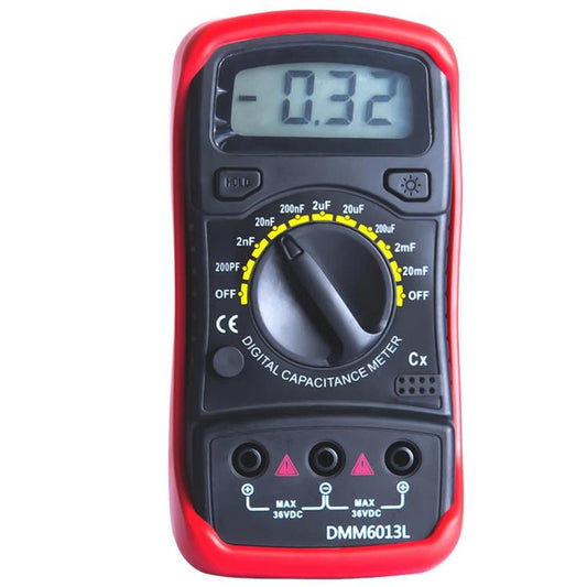 Anti-Burn Digital Capacitance Multimeter Backlight Display Capacitance Tester, DMM6013L
