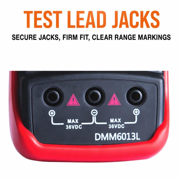 Anti-Burn Digital Capacitance Multimeter Backlight Display Capacitance Tester, DMM6013L