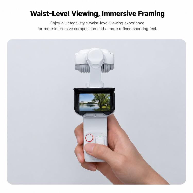 For Insta360 Luna Ultra Original Magnetic Folding Screen Shade, Screen Shade
