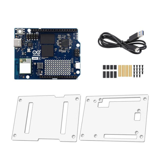 WAVESHARE For Arduino UNO Q Development Board Enclosure Kit Basic Version, 2GB+16GB, 4GB+32GB