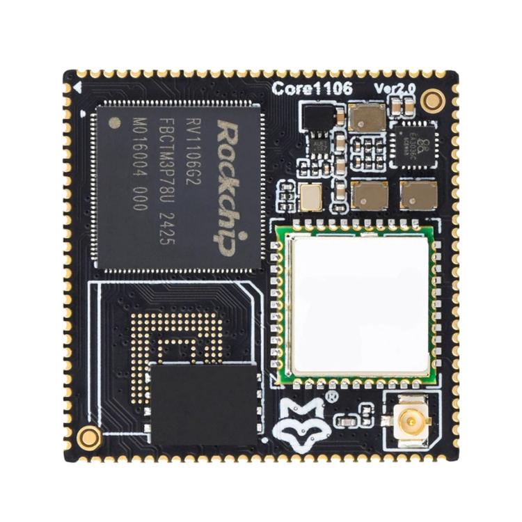 WAVESHARE 128MB Luckfox Core1106 Core Board Based On Rockchip RV1106 Chip, No WiFi, With WiFi