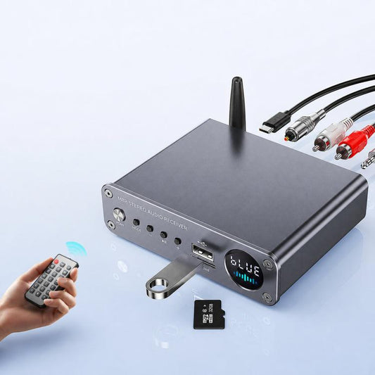 M8R Bluetooth Adapter Audio Receiver USB Flash Drive TF Card Lossless Playback, M8R