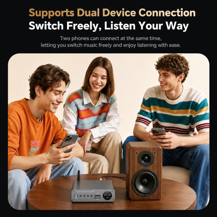 M8R Bluetooth Adapter Audio Receiver USB Flash Drive TF Card Lossless Playback, M8R