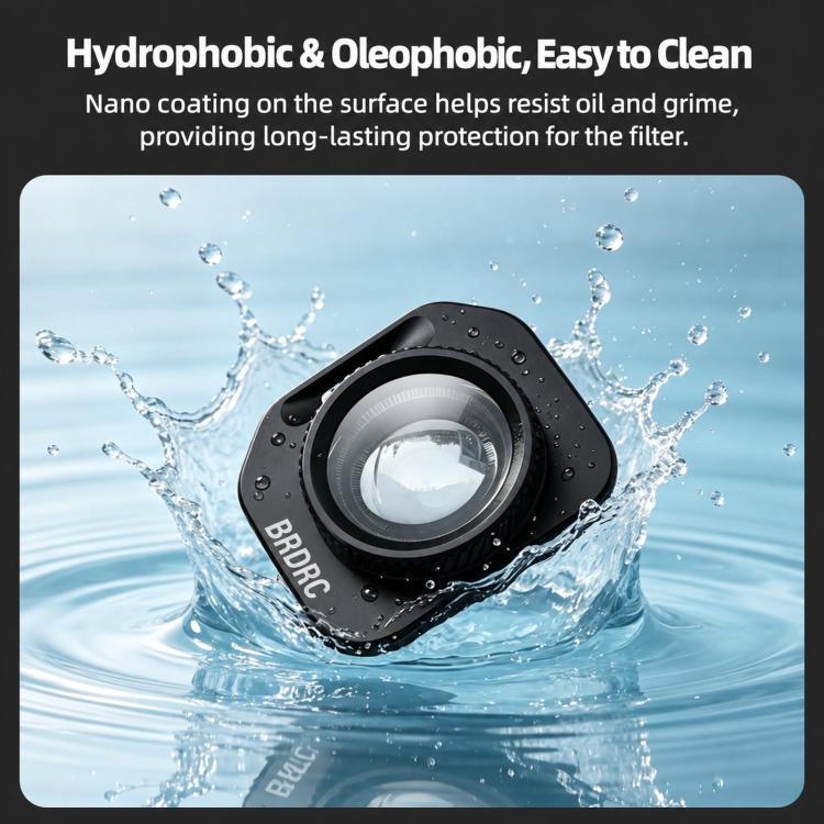 For Insta360 Luna Pro BRDRC External 108-Degree Wide-Angle Lens