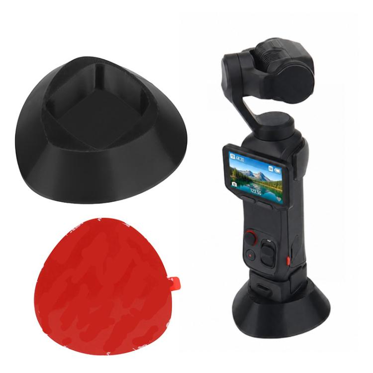 For Insta360 Luna Pro / Ultra Flexible Silicone Desk & Car Dashboard Mount Base, Black Standard, White Standard, Black with Adhesive Pad, White with Adhesive Pad