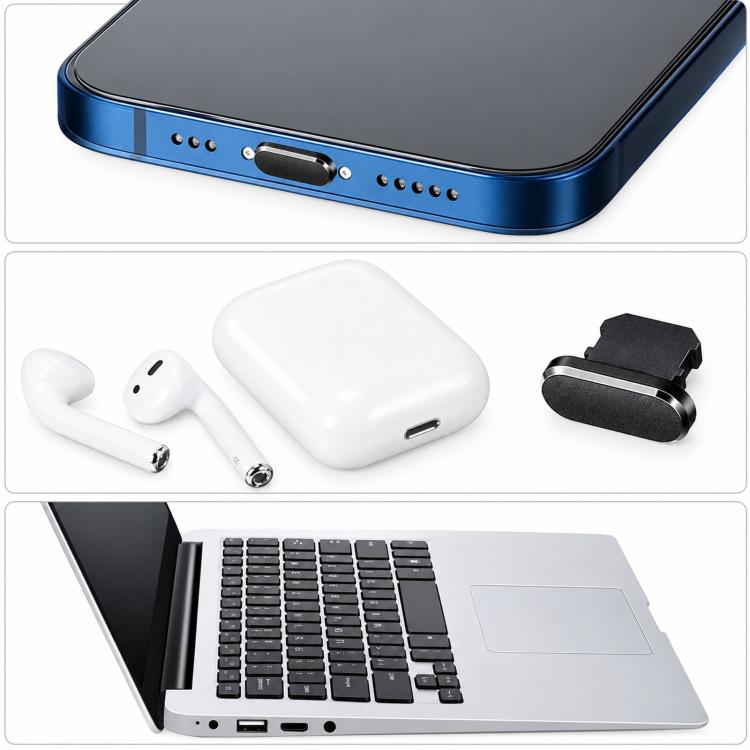 Phone Charging Port Cleaning Kit with Dust Plug Mini Nylon Spiral Brushes, 13 In 1 8 Pin Type, 14 In 1 8 Pin Type, 13 In 1 USB-C/Type-C Type, 14 In 1 USB-C/Type-C Type
