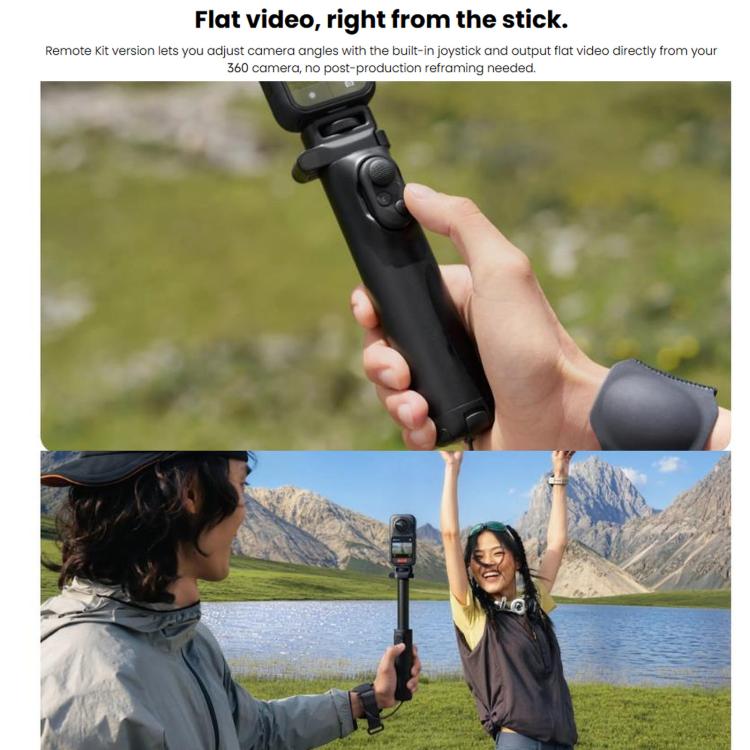 For Insta360 X6 Original Foldable Selfie Stick Remote Kit, Extended Edition White, Extended Edition Black, Lightweight Edition Black, Lightweight Edition White