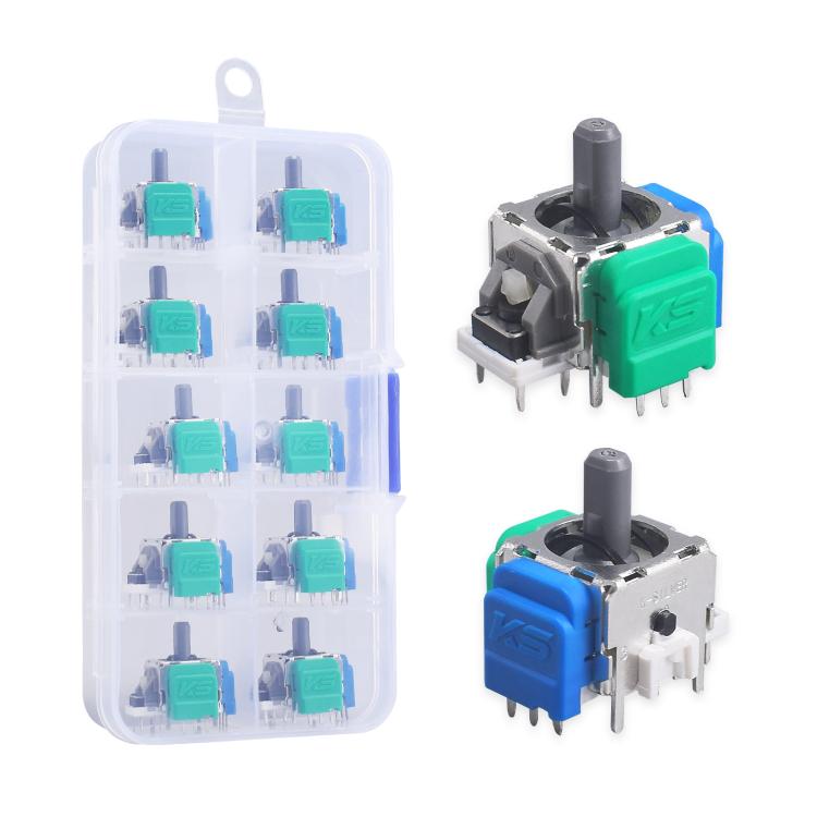 TMR Electromagnetic 3D Joystick Analog Sensor Module Replacement, 10 PCS/Box For PS5, 10 PCS/Box For PS4, 10 PCS/Box For XBOX, 10 PCS/Box For Nintendo Switch PRO, 10 PCS/Box For Nintendo Switch Joycon Black, 10 PCS/Box For Nintendo Switch Joycon White
