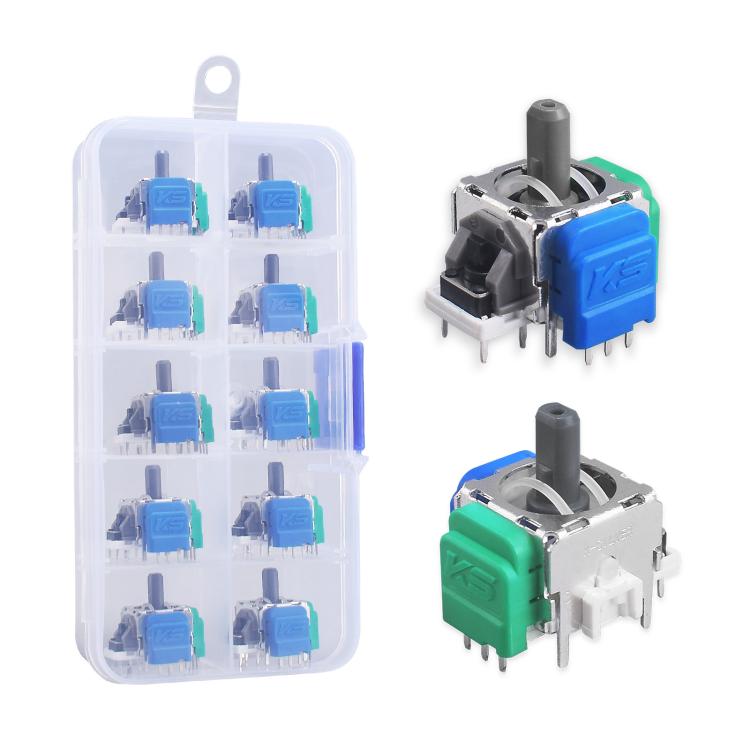 TMR Electromagnetic 3D Joystick Analog Sensor Module Replacement, 10 PCS/Box For PS5, 10 PCS/Box For PS4, 10 PCS/Box For XBOX, 10 PCS/Box For Nintendo Switch PRO, 10 PCS/Box For Nintendo Switch Joycon Black, 10 PCS/Box For Nintendo Switch Joycon White