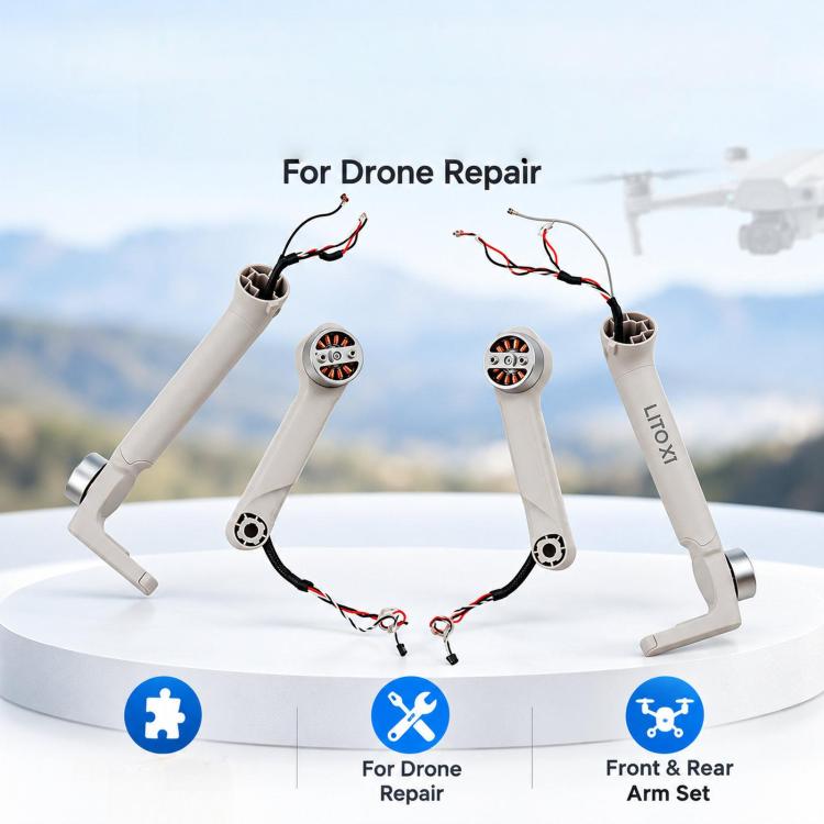For DJI Lito X1 Drone Arm Replacement Repair Part, Front-left, Front-right, Rear-left, Rear-right, Full Set