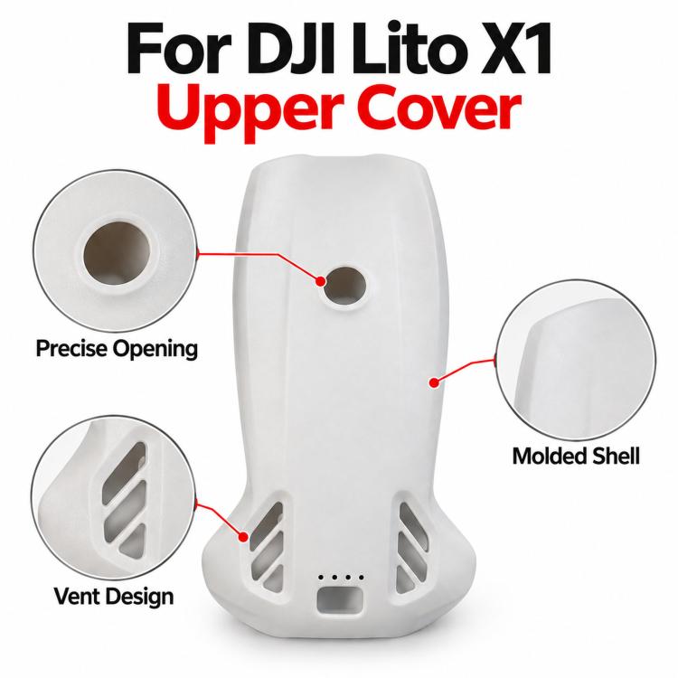 For DJI Lito X1 Housing Repair Parts, Upper Shell, Middle Shell, Bottom Shell