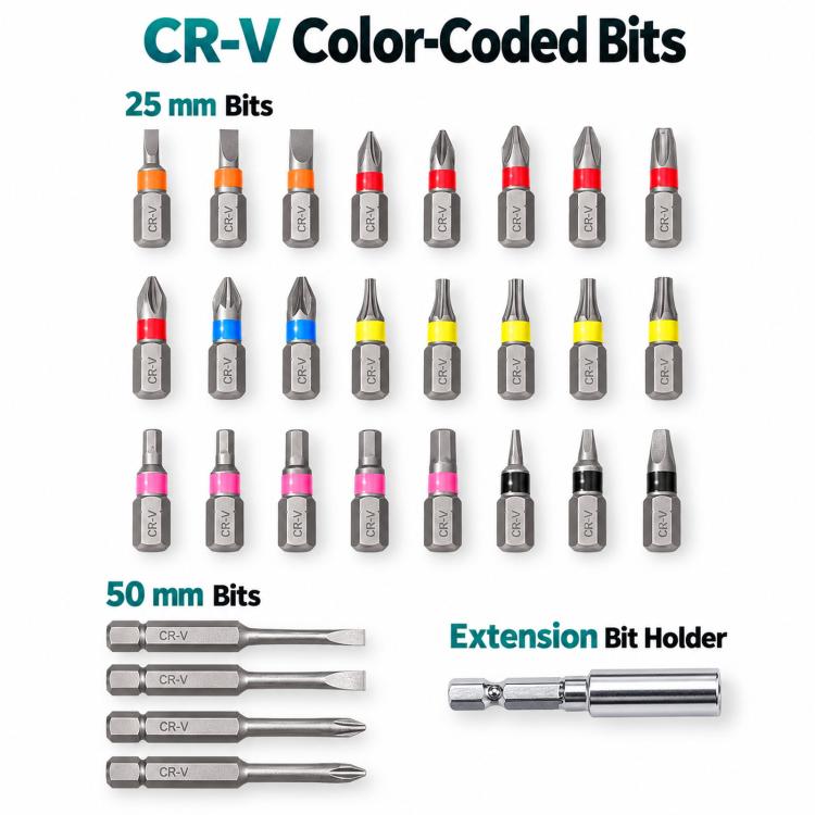 High Torque Rechargeable Wireless Electric Screwdriver Set With Light & Power Indicator, PT-1366U