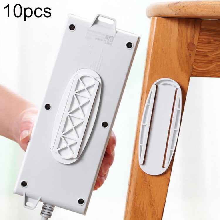 10 PCS Plug-in Wire Finisher Board Holder Wall-mounted Board Router Holder, Oval, Square