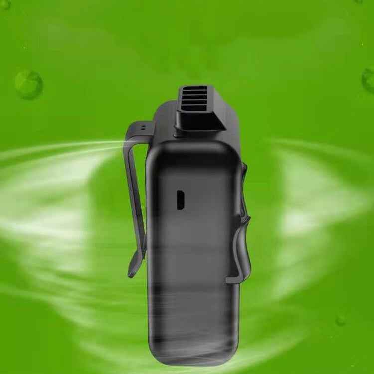 Mini Hanging Waist Fan USB Charging Leafless Portable Handheld Fan, 4000mAh, 6000mAh