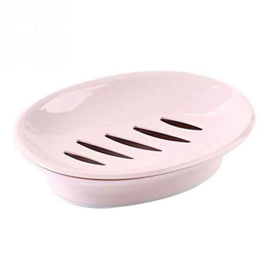 Double Lattice Home Bathroom Soap Dish Box Case Holder Container