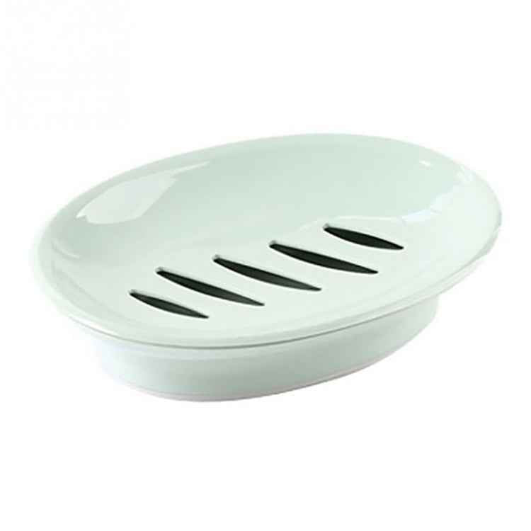 Double Lattice Home Bathroom Soap Dish Box Case Holder Container