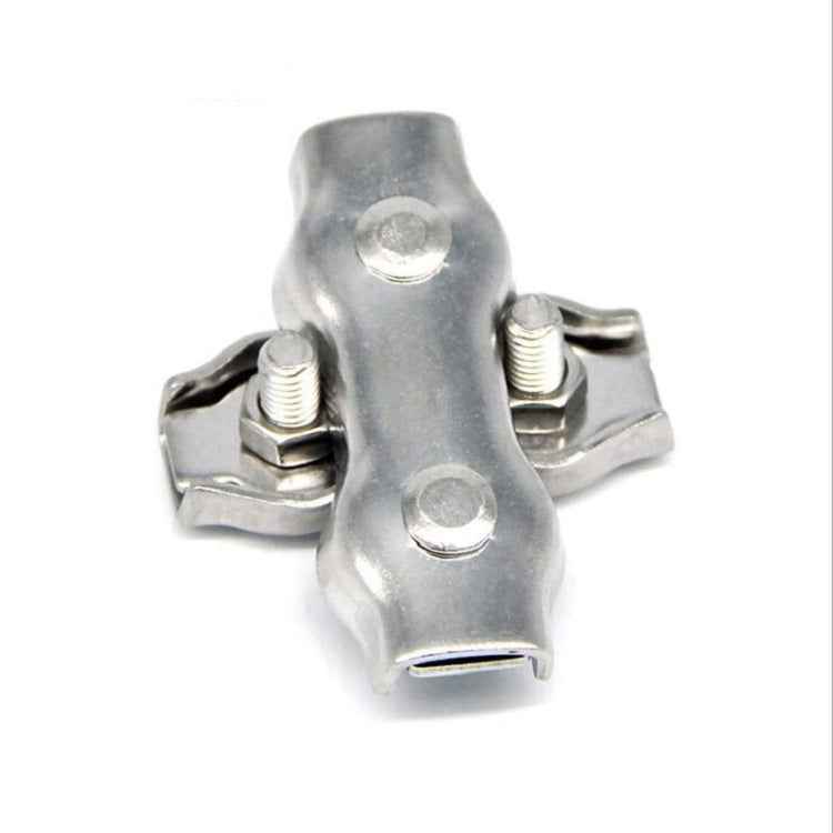 304 Stainless Steel Plate Single Clip Double Clamp Wire Rope Clamp, M2 Double Clip, M3 Double Clip, M4 Double Clip, M5 Double Clip, M6 Double Clip, M8 Double Clip, M10 Double Clip, M2 Single Clip, M3 Single Clip, M4 Single Clip, M5 Single Clip         ...