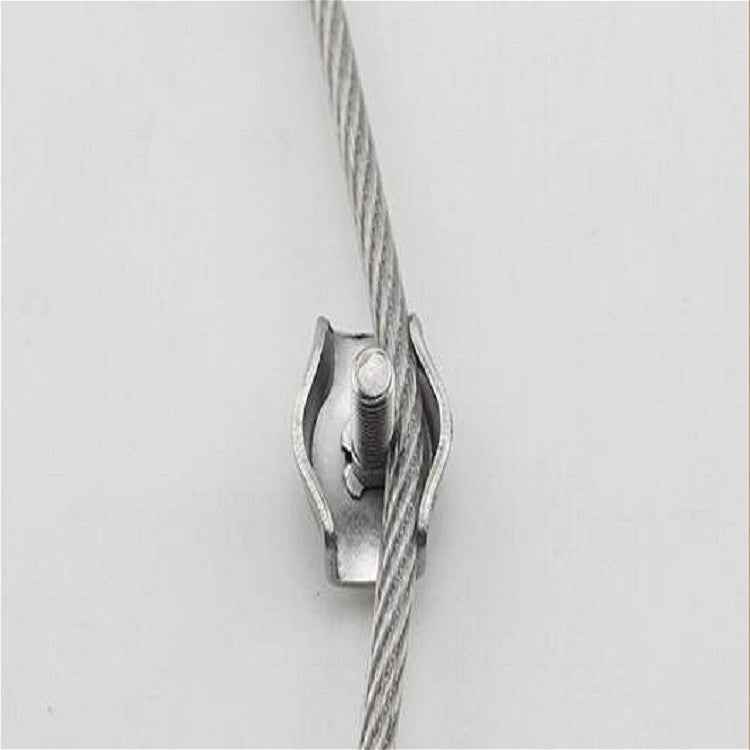 304 Stainless Steel Plate Single Clip Double Clamp Wire Rope Clamp, M2 Double Clip, M3 Double Clip, M4 Double Clip, M5 Double Clip, M6 Double Clip, M8 Double Clip, M10 Double Clip, M2 Single Clip, M3 Single Clip, M4 Single Clip, M5 Single Clip         ...