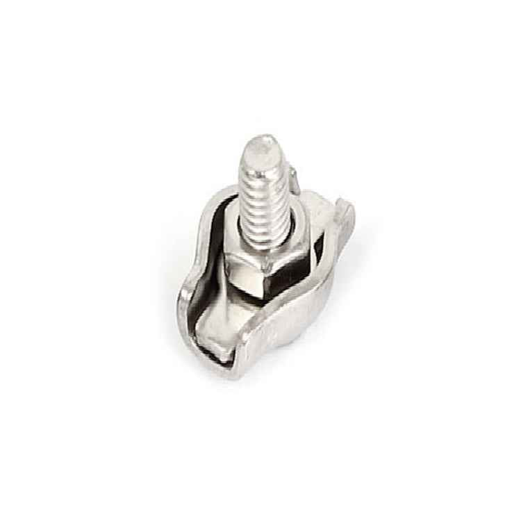 304 Stainless Steel Plate Single Clip Double Clamp Wire Rope Clamp, M2 Double Clip, M3 Double Clip, M4 Double Clip, M5 Double Clip, M6 Double Clip, M8 Double Clip, M10 Double Clip, M2 Single Clip, M3 Single Clip, M4 Single Clip, M5 Single Clip         ...