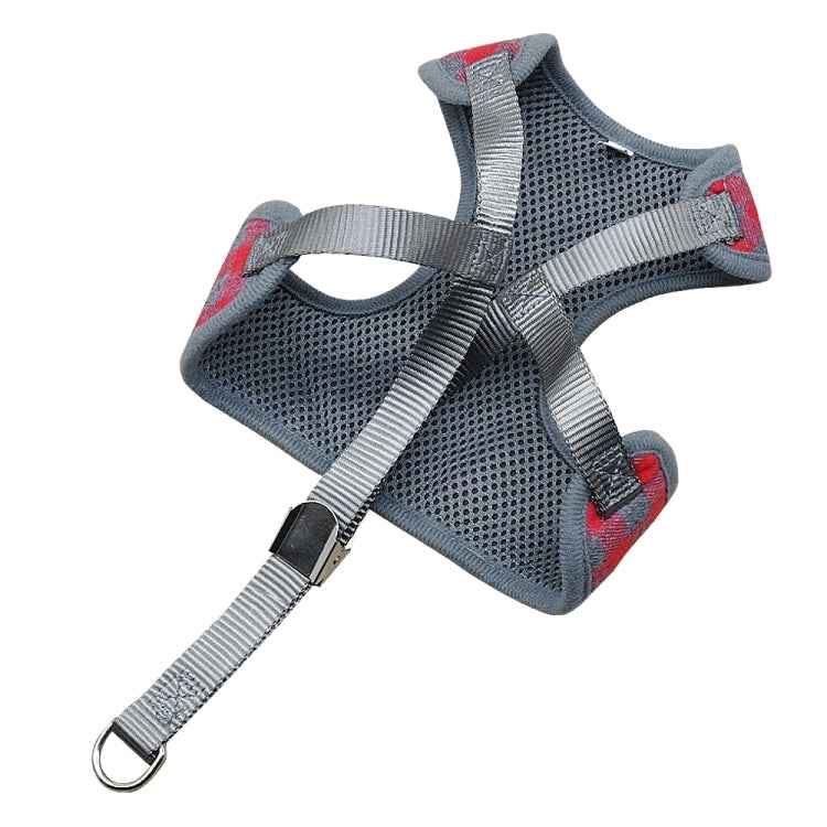 Adjustable Bow Plaid Vest Lead Pull Rope Leash for Cat Dog Pet, Red, Blue, Gray, Pink, Yellow