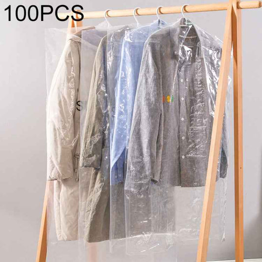 100 PCS Disposable Transparent Clothes Dust Bag Dust Cover, 55x80cm PP 4 Wires, 60x90cm PP 4 Wires, 60x100cm PP 4 Wires, 55x80cm Thicken PE 6 Wires, 60x90cm Thicken PE 6 Wires, 60x100cm Thicken PE 6 Wires, 60x110cm PP 4 Wires, 60x110cm Thicken PE 6 Wir...