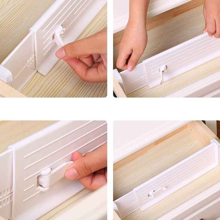Retractable Drawer Storage Partition Board Home Wardrobe Plastic Partition Plate