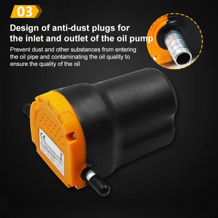 24V 60W Oil / Crude oil Fluid Sump Extractor Scavenge Exchange Transfer Pump Suction Transfer Pump + Tubes for Auto Car Boat Mot