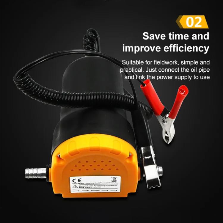 12V 60W Oil/crude oil Fluid Sump Extractor Scavenge Exchange Transfer Pump Suction Transfer Pump + Tubes for Auto Car Boat Mot