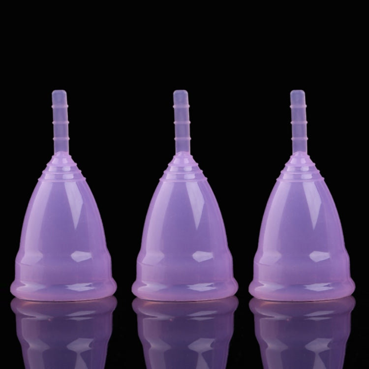 3PCS Reusable Soft Cup Medical Grade Silicone Menstrual Cup, Small, Large