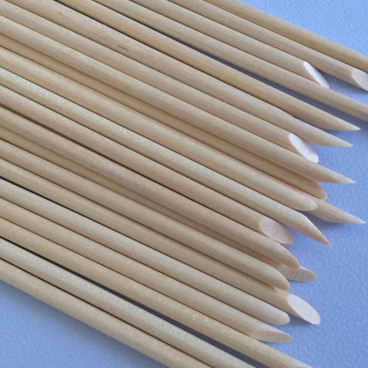 3 PCS Manicure Orange Sticks Beauty Wood Sign Dead Skin Push Nails