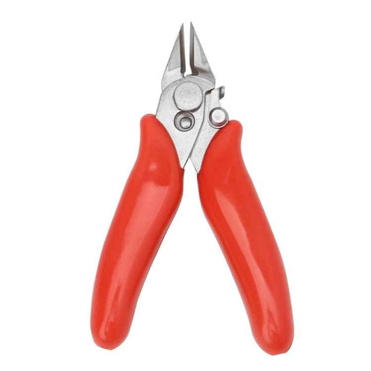 Stainless Steel Mini Electronic Water Cut Pliers Electrician Repair Tools, Red, Black