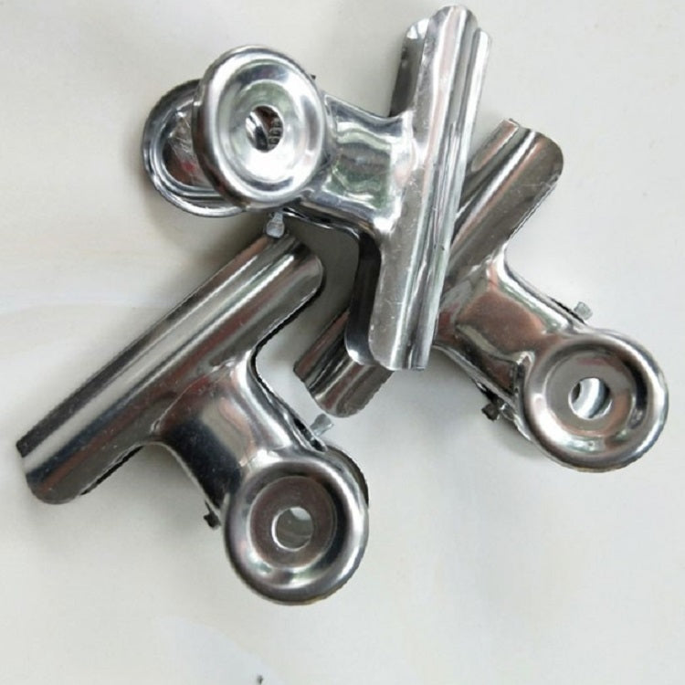 20 PCS Stainless Steel Round Head Clip Paper Clip Office Folder Refrigerator Wall Memo Clip