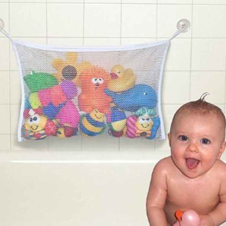 2 PCS Bathroom Baby Kid Storage Toy Hanging Organizer with Suction