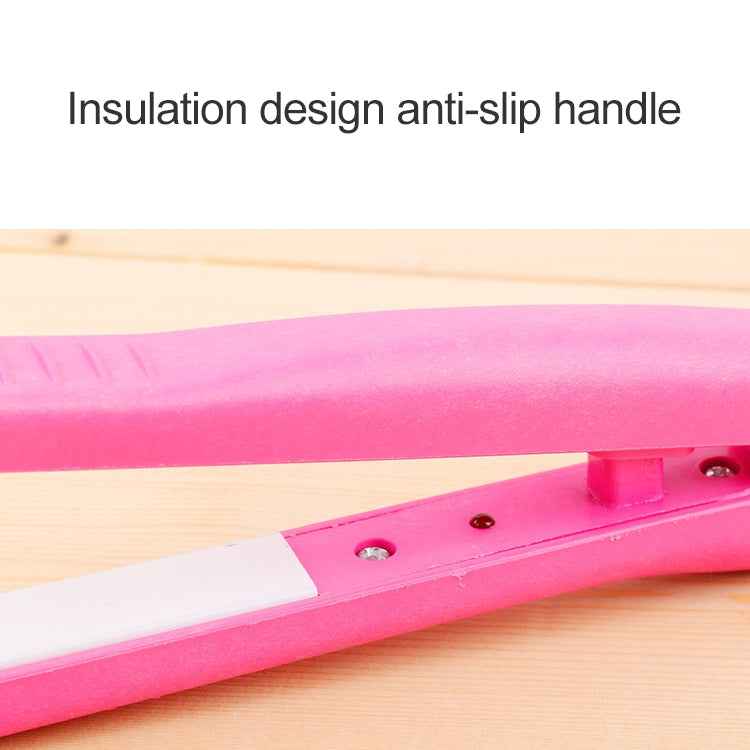Mini Hair Straightener Ceramic Tourmaline Plates Curler